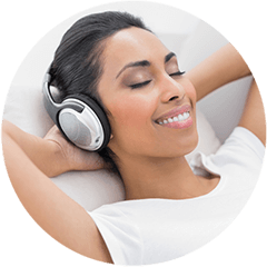 Woman with Headphones